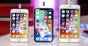 iPhone X quá khác biệt so với bộ đôi iPhone 8 và 8 Plus