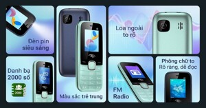 Itel it9010 4G - Vẻ ngoài cá tính với màu sắc trẻ trung ấn tượng