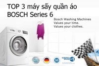 Khám phá 3 máy sấy quần áo Bosch Series 6 giá rẻ dưới 20 triệu đồng đáng mua năm 2024
