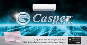 Khám phá điều hòa Casper 9000 BTU 1 chiều Inverter HC-09IA33 gas R-32