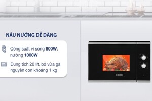 Khám phá lò vi sóng Bosch BEL520MS0K công nghệ Đức, chất lượng đỉnh cao