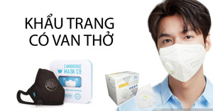 Khẩu trang có van thở chính hãng đạt tiêu chuẩn chất lượng cao