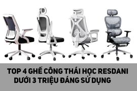 List 4 ghế công thái học Resdani giá rẻ từ 1 - 3 triệu đồng