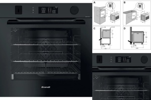 Lò nướng Brandt BOR7586G hiện đại, sang trọng, tính năng vượt trội