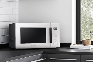 Lò vi sóng có nướng Samsung MG23T5018CE/SV kiểu dáng sang trọng, nâng tầm không gian bếp