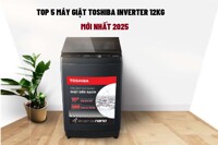 Loạt máy giặt Toshiba Inverter 12 kg chất lượng tốt, giá chỉ 5 triệu đồng