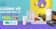 Lương về săn triệu deal Lock&Lock to đùng cùng Lazada