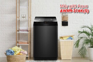 Lý do nên sử dụng máy giặt Aqua 9 kg AWM9-316K(B) trong năm 2025
