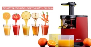 Máy ép chậm SavTM: Tối ưu hóa trải nghiệm nước ép tươi ngon và giàu dinh dưỡng