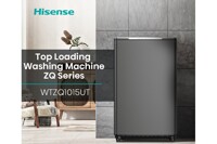 Máy giặt Hisense 10.5 Kg WTZQ1015UT có chế độ giặt AI hiện đại giá chỉ 4,75 triệu đồng