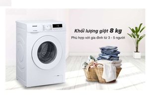Máy giặt Samsung Inverter 8 kg WW80T3020WW/SV: Giá chỉ từ 4 triệu, động cơ bảo hành tới 11 năm