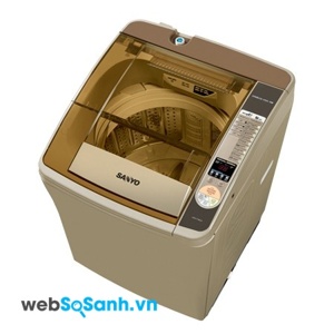 Máy giặt Sanyo ASWF800Z1T giặt sạch với nhiều luồng nước phun