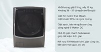 Máy giặt sấy LG Inverter 21 kg F2721HTTV cao cấp tính năng 2 trong 1