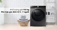 Máy giặt sấy Samsung Inverter 9.5kg WD95T754DBX/SV bán chạy nhất 2023 có gì?