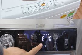 Máy giặt Toshiba báo lỗi E10 là gì? Nguyên nhân và cách khắc phục nhanh chóng