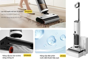 Máy hút bụi lau nhà không dây Deerma VX910W biến việc dọn nhà thành niềm vui