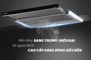 Máy hút mùi âm tủ Sunhouse SHB6128: Thiết kế sang trọng, vận hành êm ái
