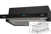 Máy hút mùi Canzy CZ-107Promax công suất mạnh mẽ, hút sạch mọi loại khói dầu mỡ