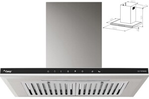 Máy hút mùi Canzy CZ-TS700SS công suất mạnh mẽ, tính năng thông minh