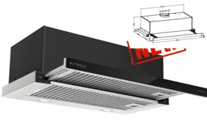 Máy hút mùi Eurosun EH-70AF85GL thiết kế sang trọng, hiệu suất hút mạnh mẽ