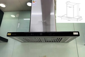 Máy hút mùi Faster FS 350S 70 không còn lo lắng về mùi bếp nữa