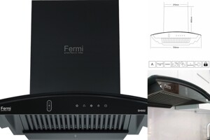 Máy hút mùi Fermi SH-002 hút sạch nhanh, bảo vệ sức khỏe gia đình