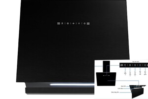 Máy hút mùi Fermi SH-006 thiết kế hiện đại phù hợp với nhiều không gian bếp
