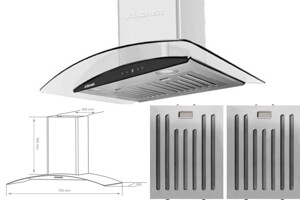 Máy hút mùi Kocher K-229I nâng tầm không gian bếp của bạn