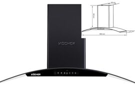 Máy hút mùi Kocher K-229V khơi dậy sự tinh tế cho không gian bếp