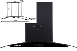 Máy hút mùi Kocher K-8872V đỉnh cao công nghệ hút mùi cho không gian bếp sang trọng