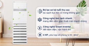 Máy lạnh tủ đứng LG Inverter 4 HP ZPNQ36GR5A0 mới 2023 có đáng mua không?
