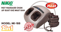 Máy massage chân áp suất khí Nhật Bản Nikio NK-188 giải pháp cho đôi chân khỏe đẹp