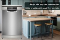 Máy rửa bát Bosch SMS6ECI04E sạch bóng mọi vết bẩn, êm ái bất ngờ