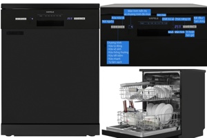 Máy rửa bát Hafele HDW-F601B chăm sóc hoàn hảo cho chén đĩa gia đình