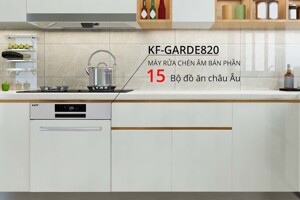 Máy rửa bát Kaff KF-GARDE820 diệt khuẩn tối ưu, tiết kiệm thời gian