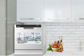 Máy rửa bát Kocher KDEU8838 tối ưu diện tích, tối đa tiện nghi