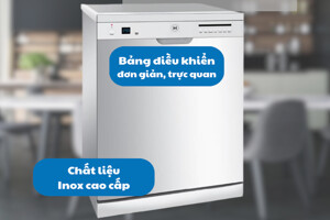 Máy rửa bát Malloca 12 bộ WQP12-9242A bí kíp giữ bếp luôn sạch bóng, gọn gàng