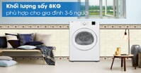 Máy sấy Beko DA8112RX0W - 8kg lựa chọn số 1 cho gia đình bạn