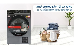 Máy sấy quần áo Toshiba TD-BK110GHV(MK): Công nghệ bơm nhiệt cao cấp mà giá rất hợp lý!