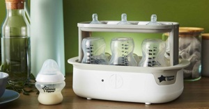 Máy tiệt trùng bình sữa loại nào tốt hiện nay?