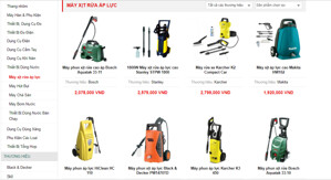 Máy xịt rửa áp lực loại nào tốt ?