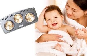 Mua đèn sưởi nhà tắm loại nào tốt nhất cho bé?