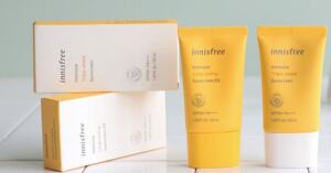 Nằm lòng kem chống nắng Innisfree vàng – có phải chỉ có 1 loại không?