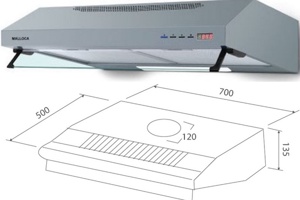 Nâng tầm không gian sống với máy hút mùi Malloca H312-700 New