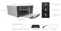Nên chọn lò nướng Electrolux 38l EOT38MXC hay lò nướng Electrolux EOT38MBB ?