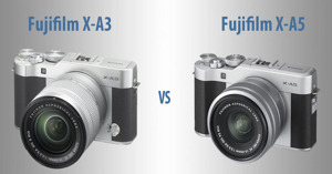 Nên lựa chọn máy ảnh Fujifilm X-A3 hay X-A5