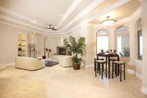 Ngắm những mẫu quạt trần trang trí cho phòng khách đẹp mê hồn