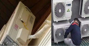 Nguyên nhân cục nóng điều hòa Sumikura APS/APO-120/GOLD chảy nước và cách khắc phục