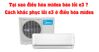 Nguyên nhân điều hòa Midea báo lỗi E3 cách khắc phục