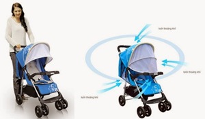 Những sai lầm mẹ thường mắc phải khi sử dụng xe đẩy cho bé dưới 6 tháng tuổi